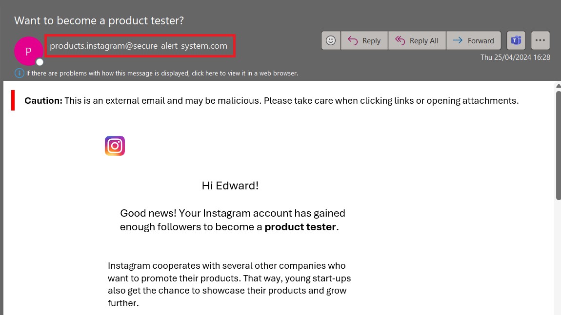 a phishing email with inconsistent email address is an easy way to spot a phishing email
