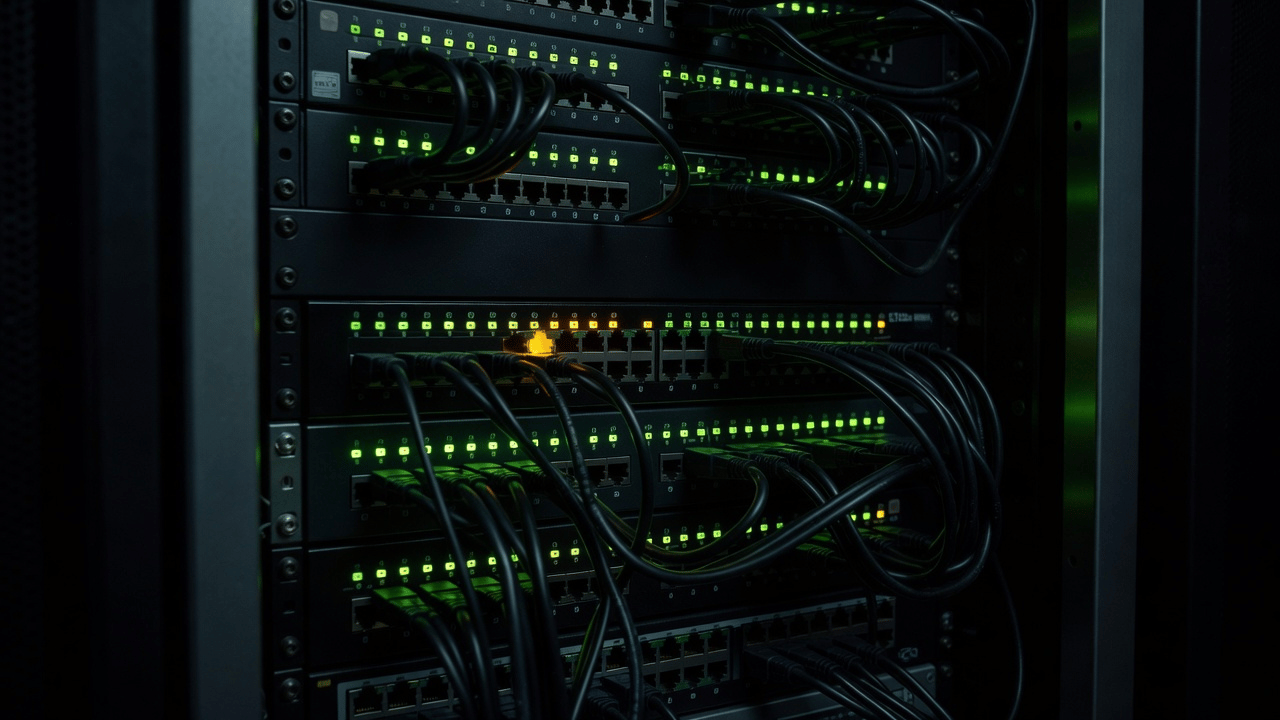 Cybersecurity News Stories June 12 2026 image showing a corporate network perimeter firewall appliance in a server rack with dark atmospheric lighting and subtle visual indication of unauthorised access