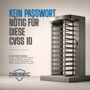 SAP Commerce Cloud CVE-2026-58231 (CVSS 10,0) ermöglicht unauthentifizierten Angreifern Code-Ausführung über den Data-Hub-Import. Patch und Sofortmaßnahmen.