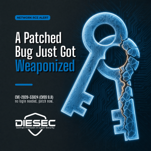 CVE-2026-33824 Windows IKE RCE is now actively exploited despite an April patch. CVSS 9.8, no auth needed. See who's affected and what to check today.