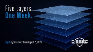 Cybersecurity News Stories August 21, 2026: VMware vCenter CVSS 9.8, SharePoint JWT bypass, macOS root exploit, MLflow SSRF, Cisco ASA DoS — five layers.