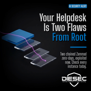 Two Zammad zero-day vulnerabilities give attackers root on helpdesk servers. Used against DIVD, on CISA KEV, one flaw had no fix at disclosure.
