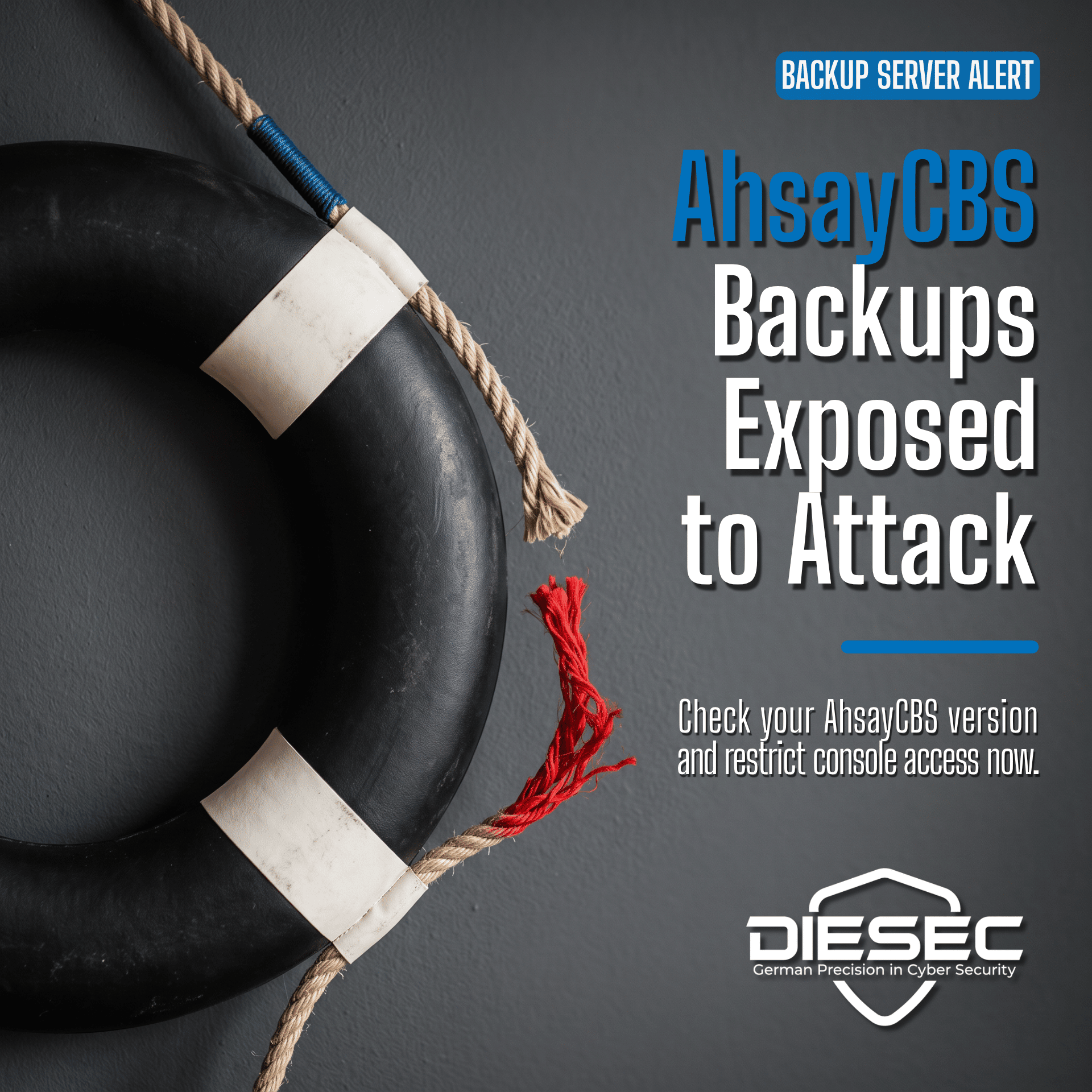 AhsayCBS backup server vulnerability under attack: Huntress says version 10.3.4 is affected too. Restrict the console and hunt for web shells now.
