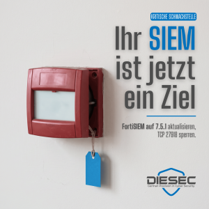 FortiSIEM RCE Schwachstelle CVE-2026-106173: Codeausführung ohne Anmeldung über TCP-Port 27918, Oktober 2026
