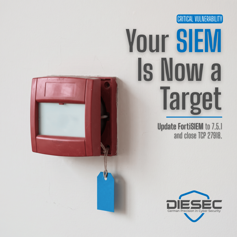 FortiSIEM RCE vulnerability CVE-2026-106173: unauthenticated code execution through TCP port 27918, October 2026