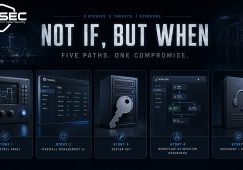 Cybersecurity News Stories July 24, 2026 — DIESEC editorial header showing five cybersecurity threat icons: OT control panel, firewall UI, server key, workflow dashboard, helpdesk document