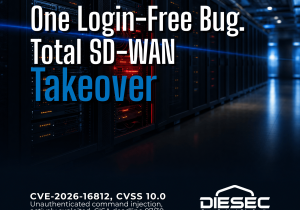 Arista VeloCloud Orchestrator CVE-2026-16812 (CVSS 10.0) is under active attack. Unauthenticated command injection lets attackers seize full SD-WAN control.