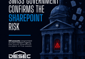 The Swiss Federal SharePoint Breach compromised 200 accounts at Switzerland's national IT agency, likely via a July Patch Tuesday flaw.