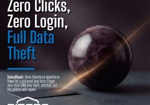 Salesforce Agentforce AI agent vulnerability let a web form hijack CRM data with zero clicks. Patched already, but the pattern will repeat elsewhere.