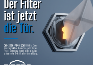 Eine kritische Cisco Secure Email Gateway Vulnerability erlaubt Root-Zugriff durch eine einzige E-Mail, ohne Anmeldung. Aktiv ausgenutzt.