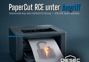 A PaperCut RCE vulnerability chain is under active exploitation on PaperCut NG and MF servers. Two flaws let attackers run code with no login. Patch now.